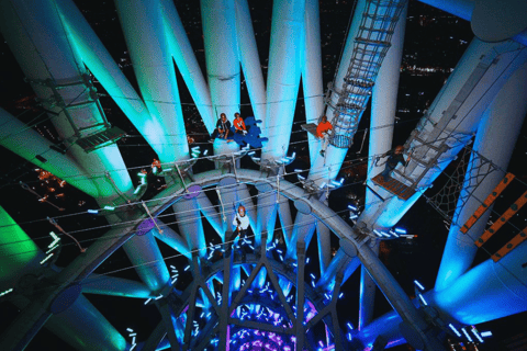 Guangzhou: Canton Tower Thrilling Skywalk Adventure Green Line (188m)