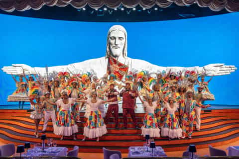 Rio : dîner-spectacle Roxy – spectacle Aquele Abraço