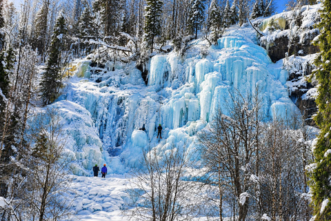 Rovaniemi: Korouoma Canyon & Frozen Waterfalls Tour ⭐ Korouoma Premium | 7h | Small Group | BBQ & Photos