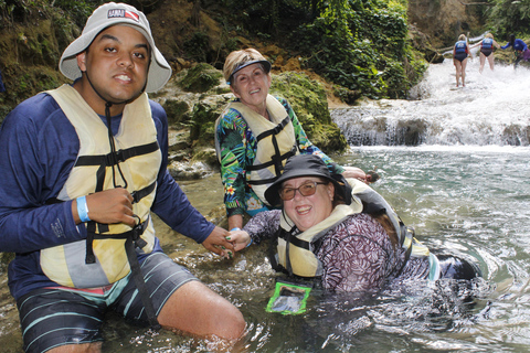 Ocho Rios: Blue Hole & River Tubing Tour with Pickup From Montego Bay Hotels & Port