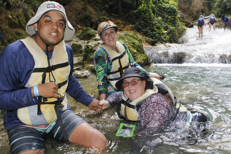 Ocho Rios: Blue Hole & River Tubing Tour with Pickup From Montego Bay Hotels & Port
