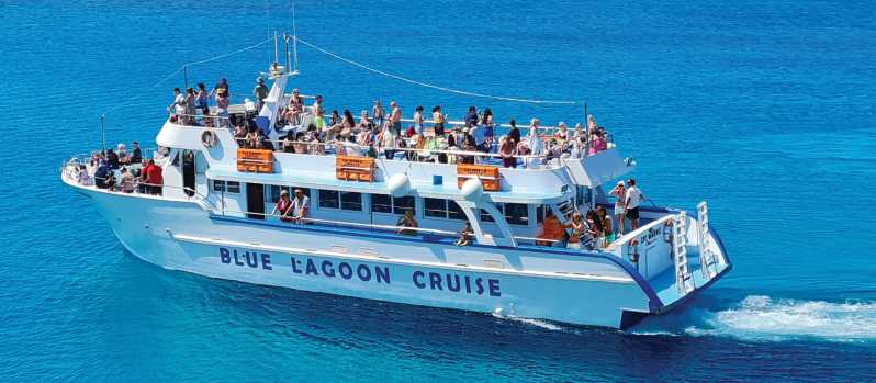 From Ayia Napa: Blue Lagoon and Turtle Cove Boat Cruise