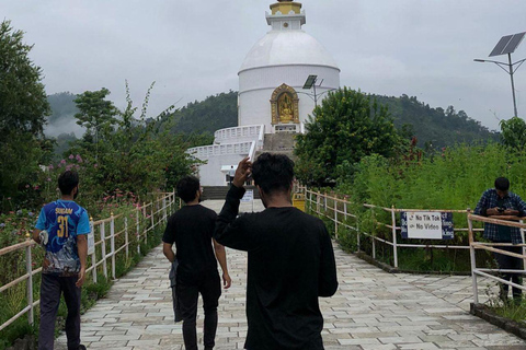 Pokhara: Queen Forest Hike to Santi Stupa & Lake Boating