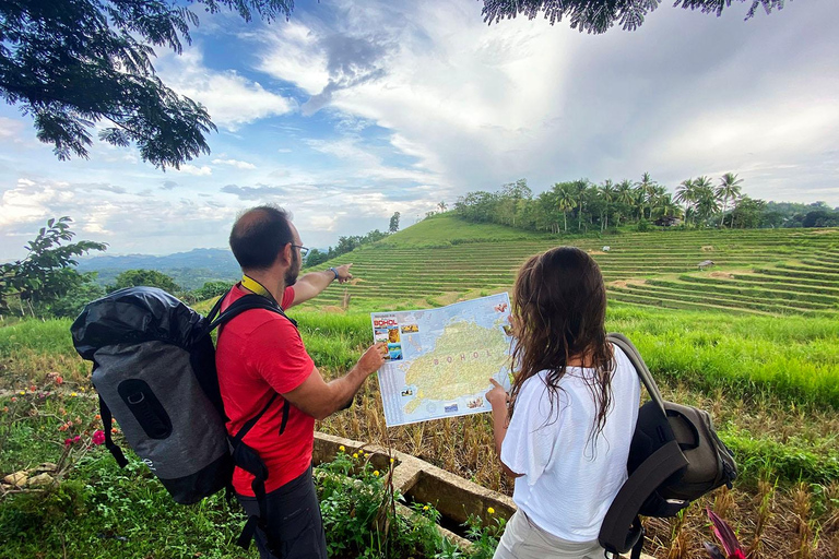 Wschodni Bohol: Anda, tarasy ryżowe, wodospady, wyspa Lamanok