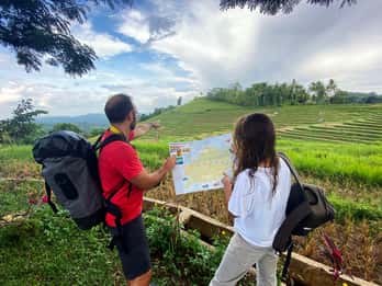 Bohol Est: Anda, terrazze di riso, cascate, isola di Lamanok