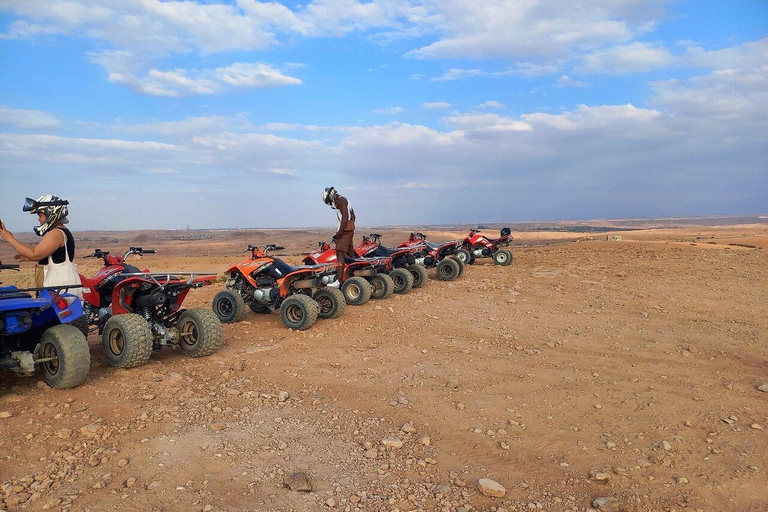 Quad biking sunset in Marrakech