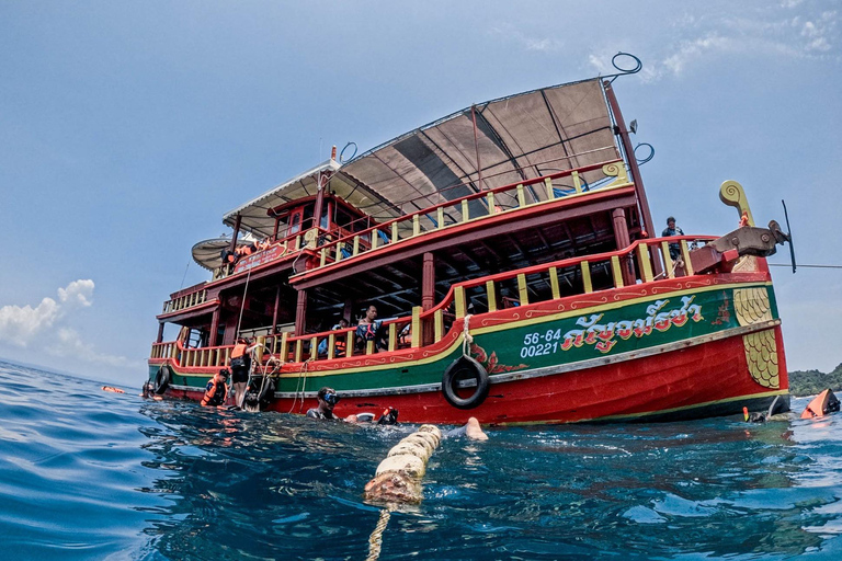 Z Koh Chang: 4 wyspy Snorkel &amp; Beach Tour dużą łodziąRejs wycieczkowy na 4 wyspy: Z transferem do hotelu