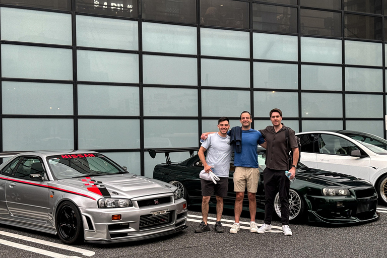 【R34】Tokyo：Private Daikoku tour in Modified R34 Midnight Umihotaru Tour