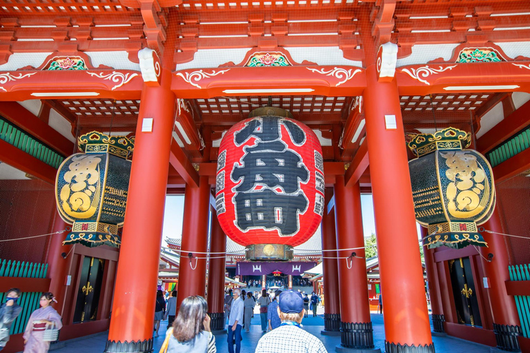 Tokio: Wycieczka piesza Asakusa z wizytą w świątyni Sensoji