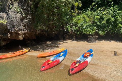 Ko Lanta: Kajakpaddling i mangrove, Ko Talabeng och Skull Island