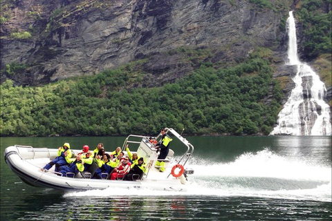 Private day tour to Flåm&RIB Sognefjord Safari&Flåm Railway