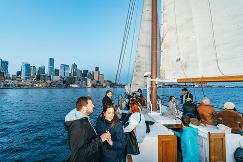 Seattle: Tall Sailboat Sunset Harbor Cruise