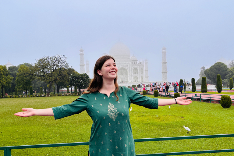 Taj Mahal Day Trip from Delhi by Gatimaan Express Train Option 2: Agra Local Tour - Car, Driver & Guide