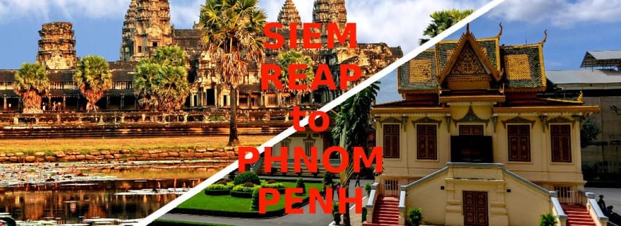 Transfert interurbain Siem Reap-Phnom Penh/Phnom Penh-Siem Reap
