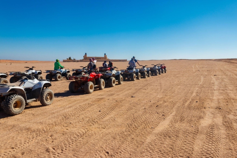 Au départ d'Agadir ou de Taghazout : Excursion dans les dunes en quad ATV et Safari à vélo