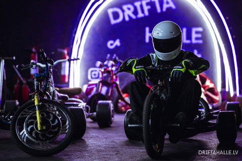 Ryga | Drifta Halle: Ekstremalna 20-minutowa przejażdżka na drift trike'u