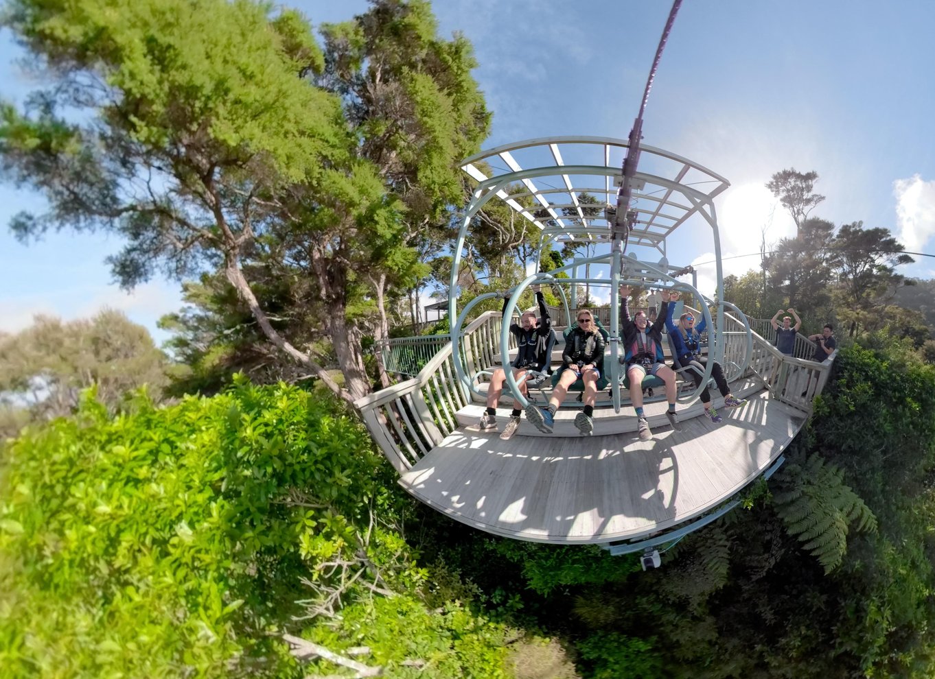 Nelson: Cable Bay Adventure Park Skywire-oplevelse