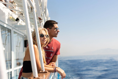 Athens: Aegina, Agistri & Metopi Swimming Cruise with lunch Cruise with Pickup From Select Hotels in Athens