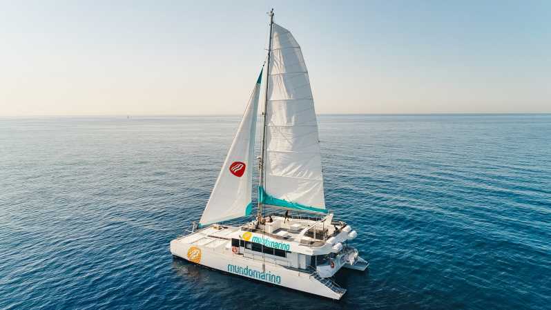 Malaga: catamaranzeiltocht met optie bij zonsondergang
