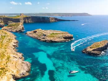 Malte : Ferry aller-retour pour le lagon bleu de Comino avec option Gozo