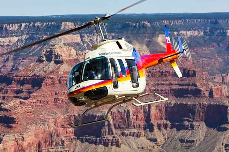 Grand Canyon Village: Helikopter Tour & Hummer Tour Optionen