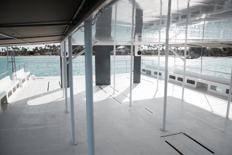 Punta Cana : croisière privée en catamaran avec plongée et barExcursion privée en catamaran à Punta Cana avec plongée et bar