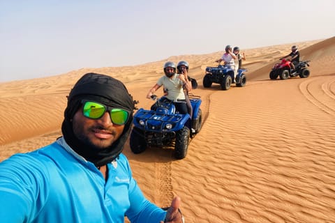 Dubai: Quad Bike Safari, Camels & Al Khayma Camp BBQ Dinner