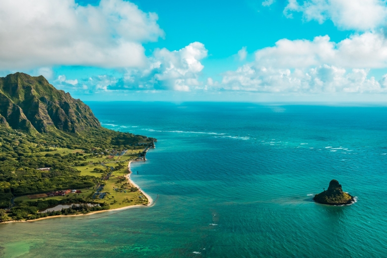 From Honolulu: Oahu Helicopter Tour with Doors On or Off Doors On Private Tour