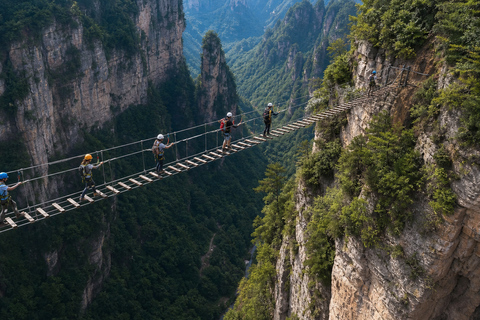 Zhangjiajie: Grand Canyon & Glass Bridge E-Ticket Options English Guide Service Only