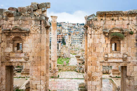 Aqaba: Jerash, Castello di Ajloun - Tour di un giorno di Ajloun Teleferic