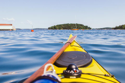 Vaxholm : Aventure en kayak dans une réserve naturelle - autoguidéeLocation de kayak double - 5 heures