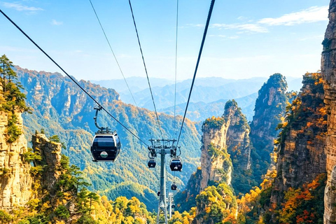 Zhangjiajie: 1-2Day Chanllenge Avatar & Tianmen mountains 2-Day Private Tour with Driver Spanish French Russian Guide