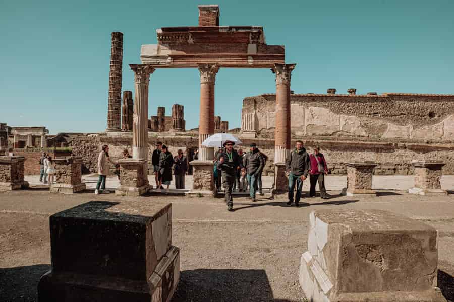 Von Rom aus: Pompeji und Herculaneum mit dem Hochgeschwindigkeitszug. Foto: GetYourGuide Von Rom aus: Pompeji und Herculaneum mit dem Hochgeschwindigkeitszug. Foto: GetYourGuide