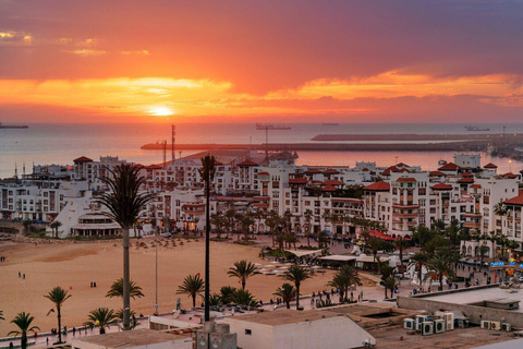 Agadir / Taghazout: Stadtführung mit Sonnenuntergang in Agadir OufellaAbholung von Agadir