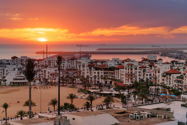 Agadir / Taghazout: Stadtführung mit Sonnenuntergang in Agadir OufellaAbholung von Agadir