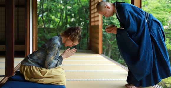 Zen Meditation and Ryoan-ji Temple Walk with a Monk