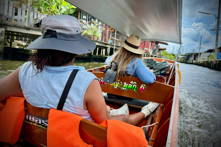 Bangkok: experiencia en el mercado flotante y el mercado del ferrocarrilServicio de recogida del hotel (ida)