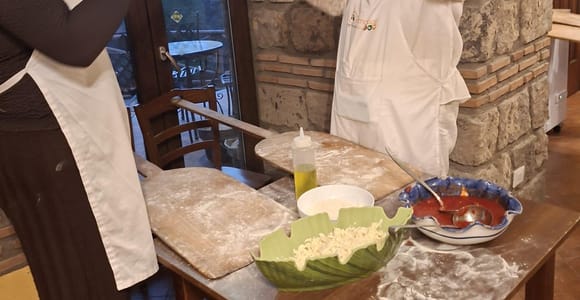 Sorrento: Pizza Making, Wine, Dessert, Limoncello and Pickup