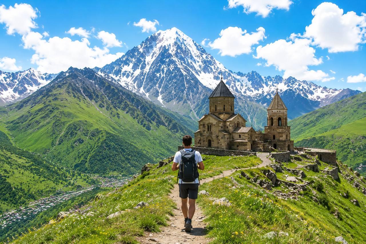 Tour nach Gudauri und Stepanzminda, einschließlich Jeeptour nach Gergeti