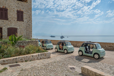 Antibes: Tour in a 100% electric Fiat Topolino 1-hour Discovery Tour in a Fiat Topolino