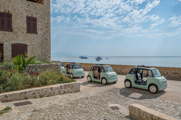 Antibes: Tour in a 100% electric Fiat Topolino 1-hour Discovery Tour in a Fiat Topolino