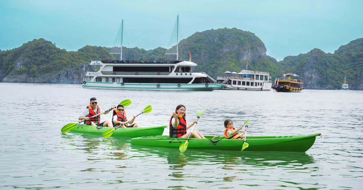 Amethyst Cruise Luxury Day Tour In Halong Bay From Harbor Getyourguide