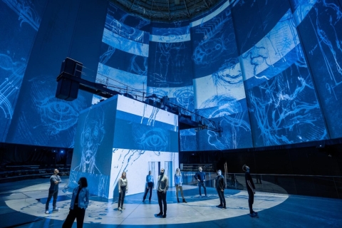 Wuppertal : Entrée de l'exposition immersive Visiodrom da Vinci
