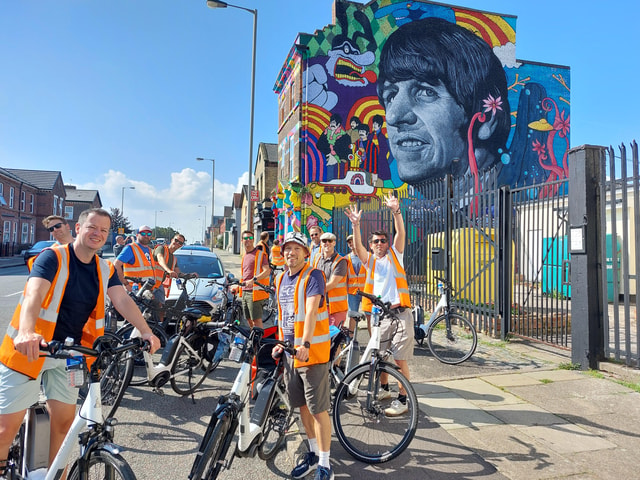 Liverpool: The Beatles Tour on Electric Pedal-Assist Ebikes