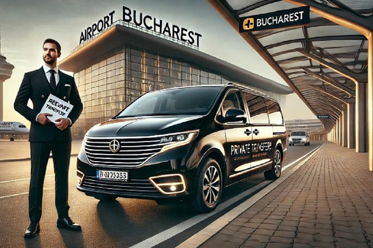 Bukarest flygtransfer med buss - Upp till 50 personer