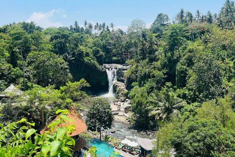 Bali: Tegenungan Waterfall Guided Trek & Tour with Transfer Waterfall Tour & Tegalalang Rice Terrace with Transfer