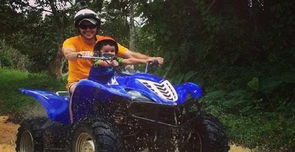 X Quad Beginner Premium Waterfall ATV Tour (1 Driver)