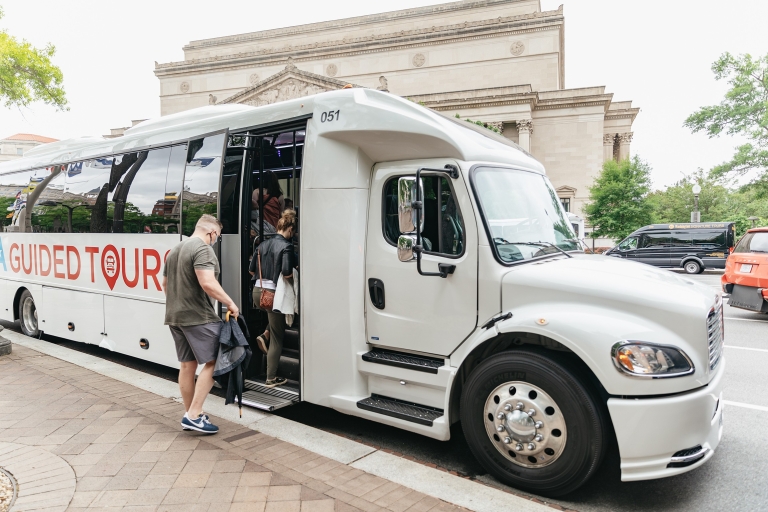 Washington DC: tour de día completo con crucero fluvialTour en autobús con techo abierto