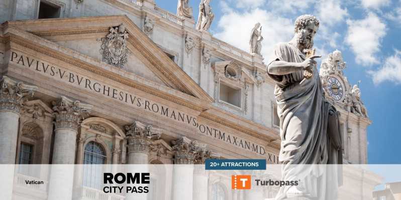 Rom: City Pass 40+ Attraktionen, Vatikan, & Sixtinische Kapelle