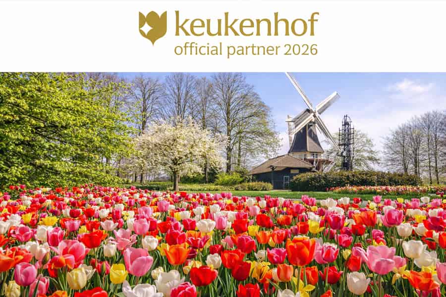 Amsterdam: Eintritt zum Keukenhof & Shuttlebus mit flexibler Rückfahrt. Foto: GetYourGuide